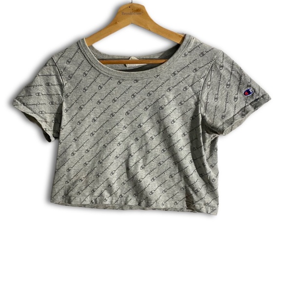 Champion Tops - Champion All Over Print Cropped Tee